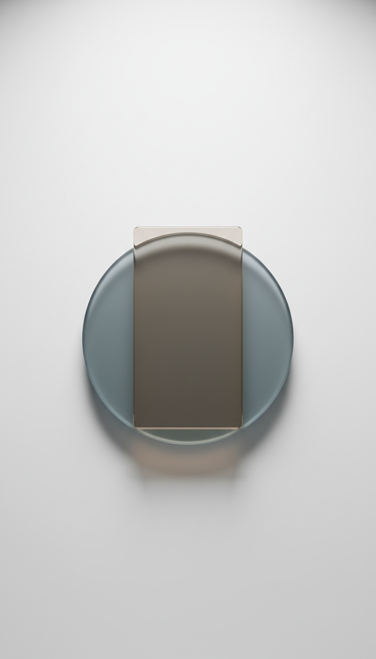 Designer Glass Wireless Charger with Ambient Glow